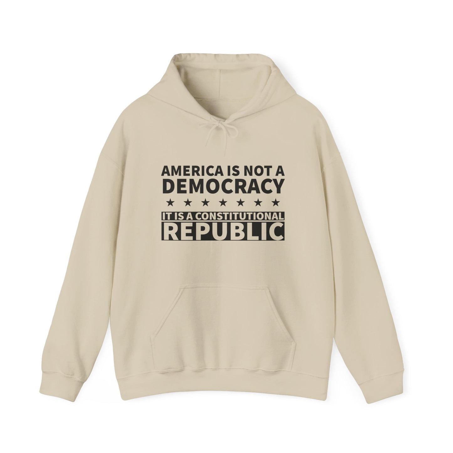 America Constitutional Republic Statement Hoodie