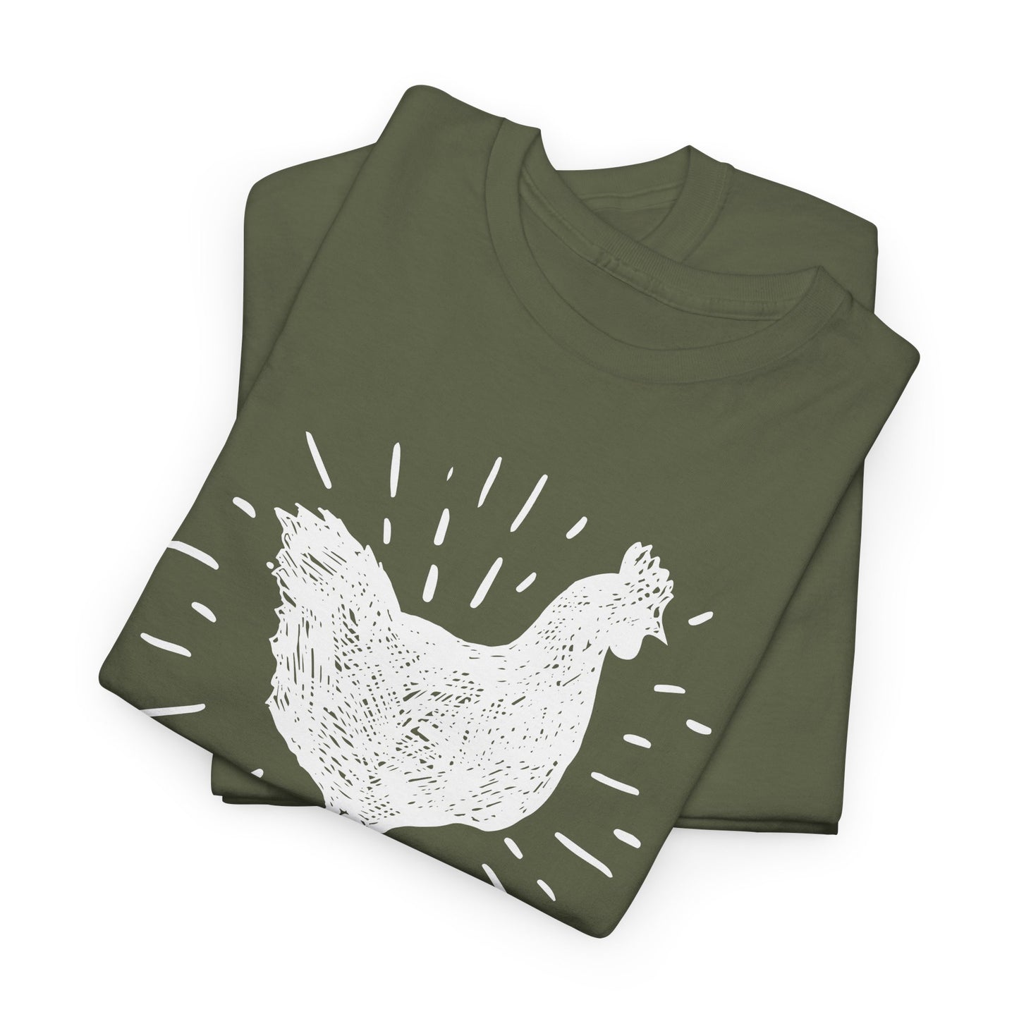 What the Cluck White Chicken T-Shirt - Quirky Tee