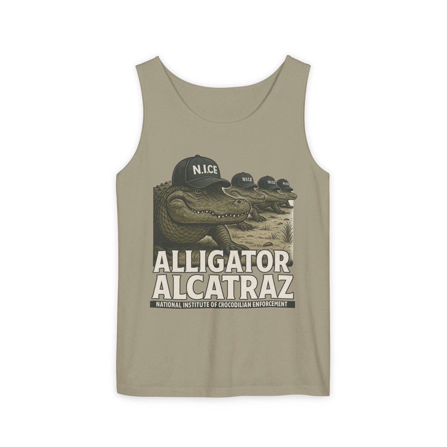 Alligator Alcatraz Political Tank Top