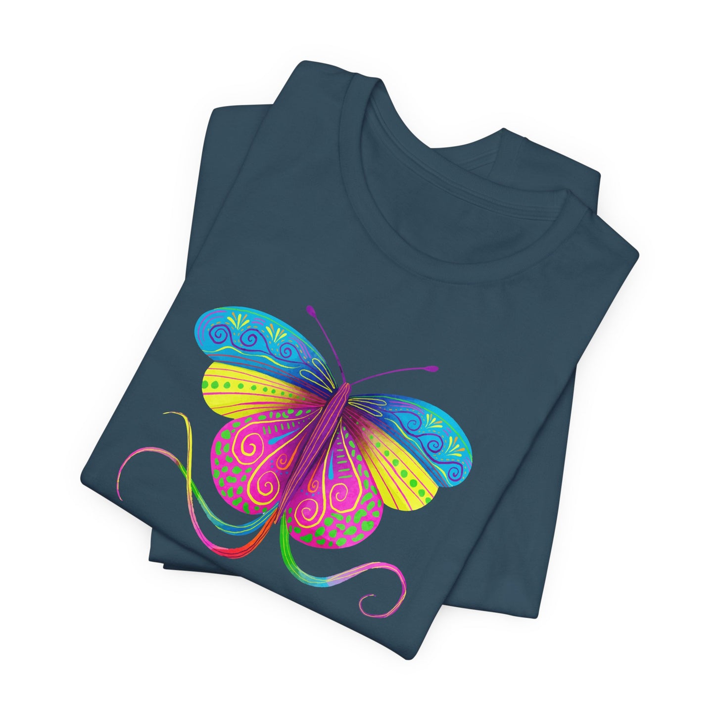 Butterfly Mexican Folk Art Tee