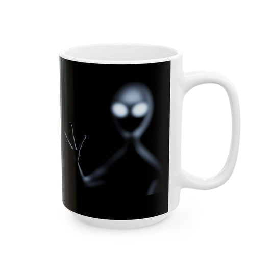 Alien Mug For Extraterrestrial Coffee Cup For Spaceman