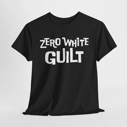 Zero White Guilt T-Shirt - Bold Stance Tee