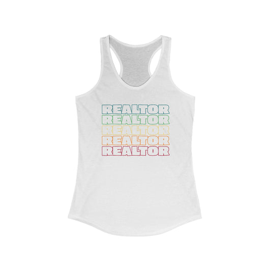 Colorful Realtor Tank Top - Real Estate Graphic Tank