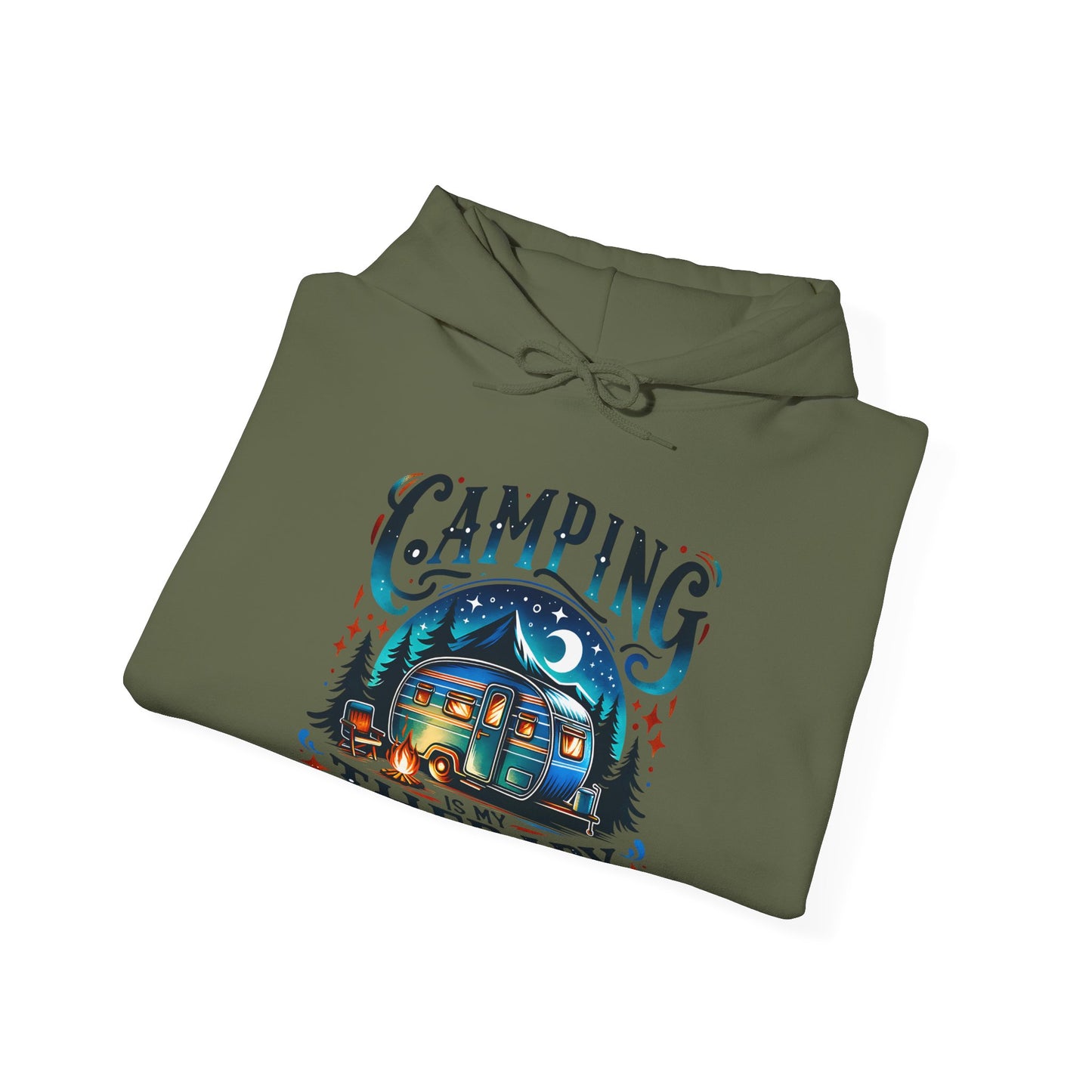 Camping Is My Therapy Hoodie