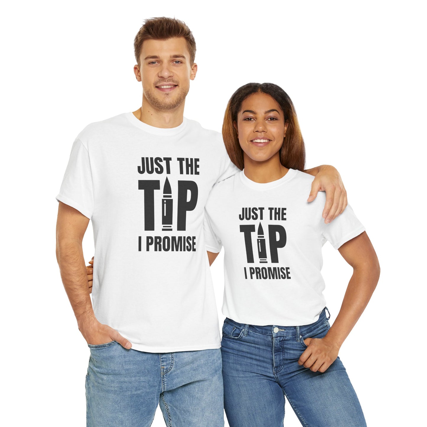 Just the Tip Gun T-Shirt - Cheeky Firearm Humor