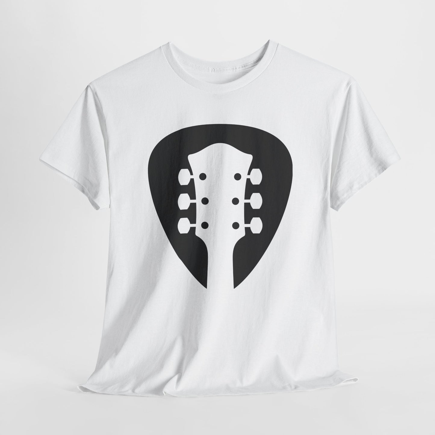 Guitar Pick Headstock T-Shirt - Music Design
