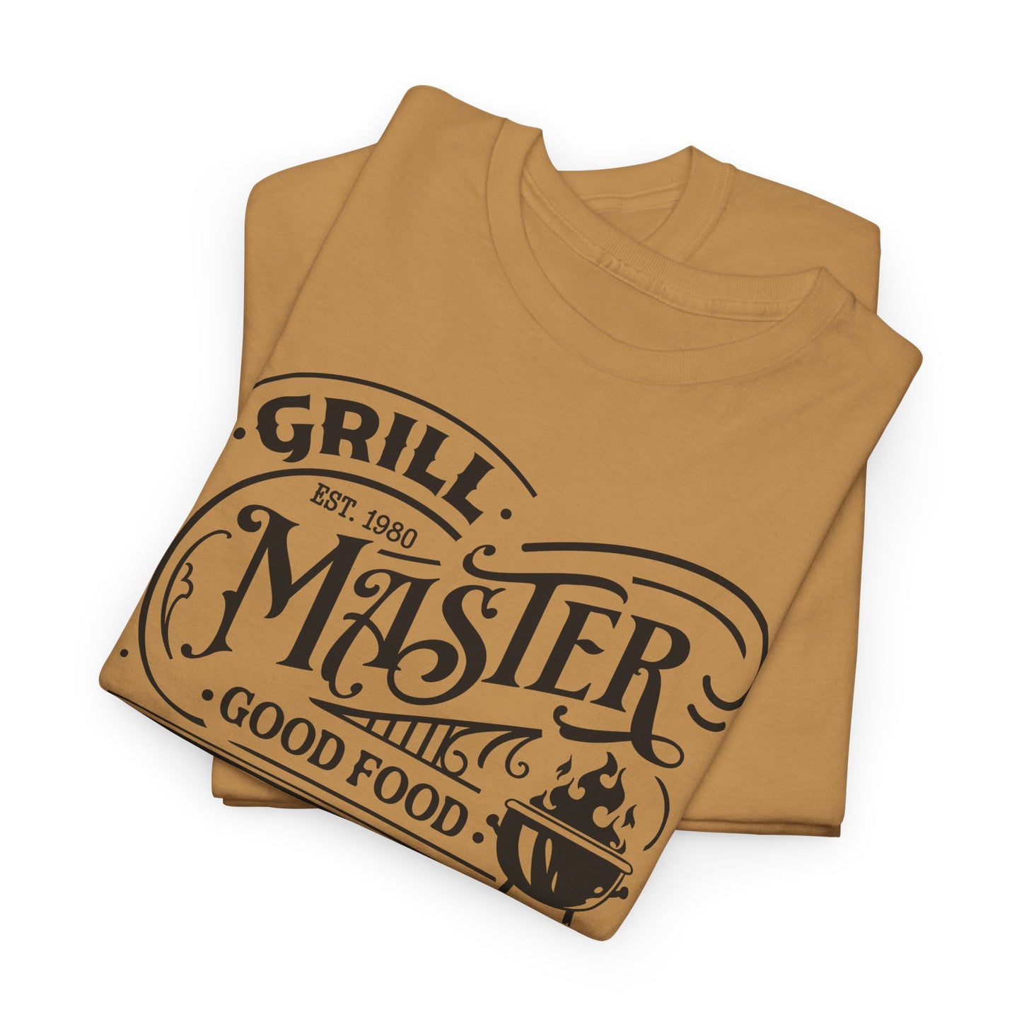 Grill Master BBQ T-Shirt - Food & Brews Graphic