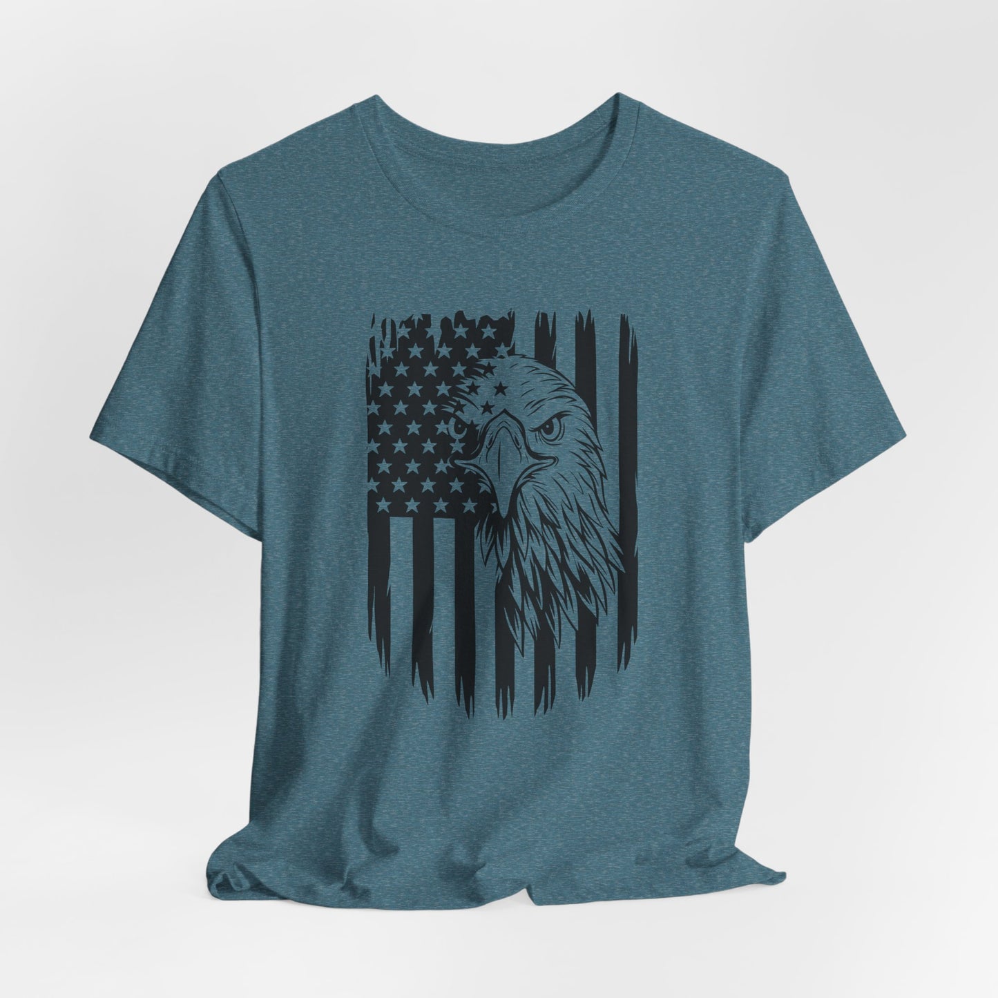 American Flag Eagle T-Shirt - Patriotic Graphic Tee