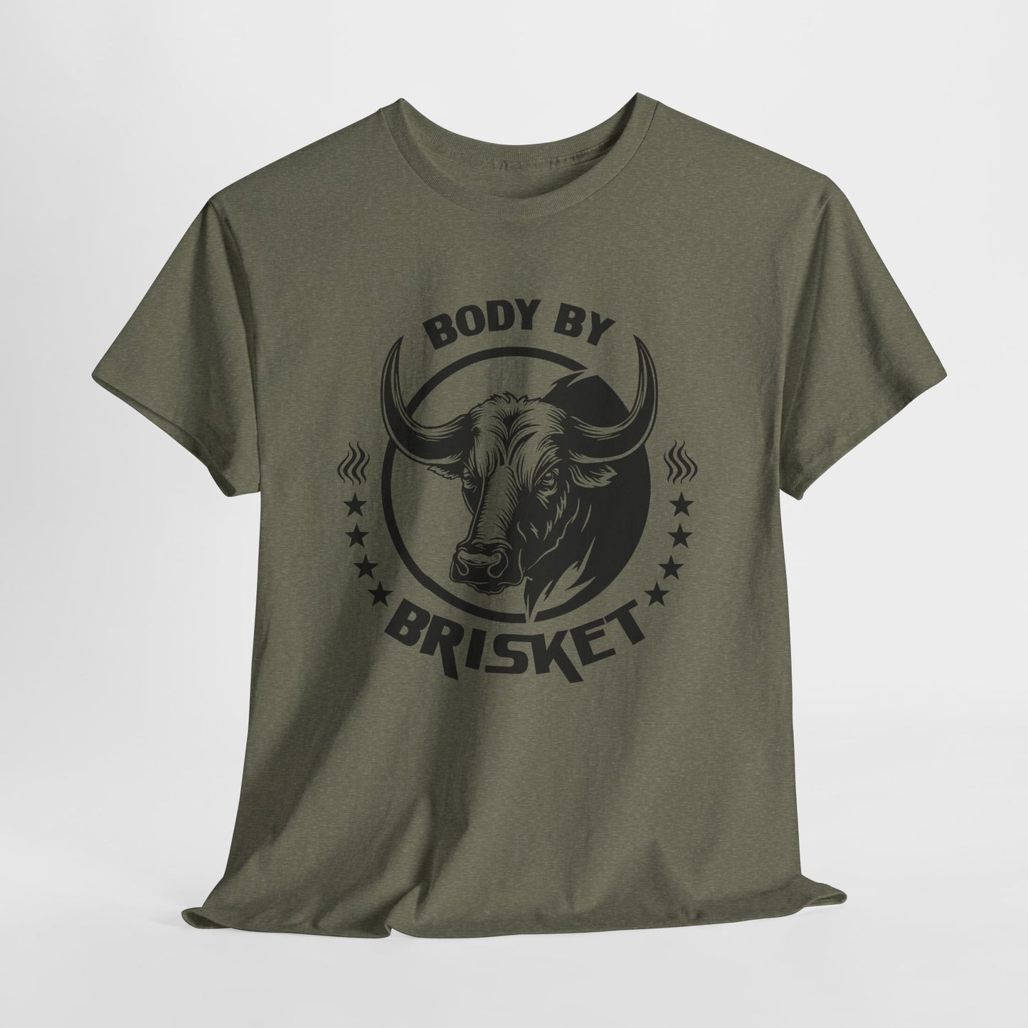 Body By Brisket T-Shirt - BBQ Graphic