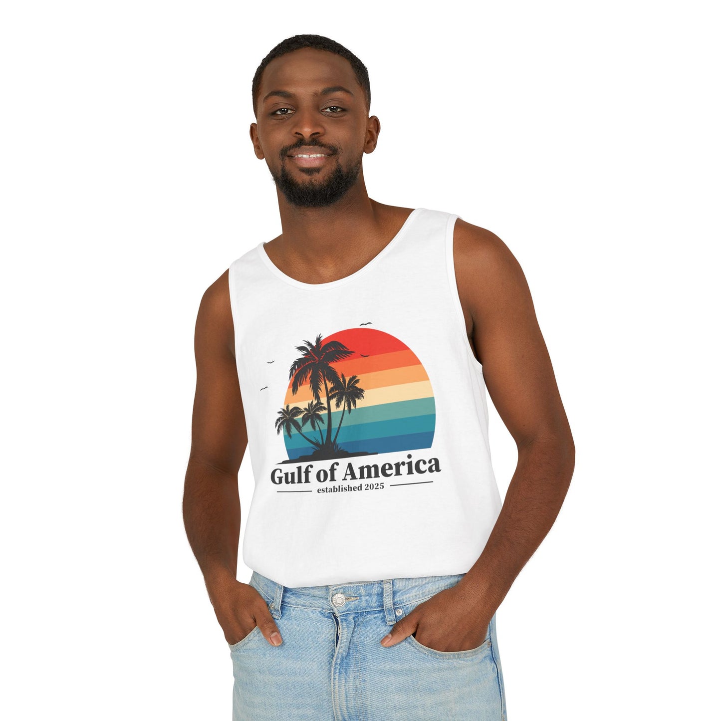 Gulf of America 2025 Sunset Tank Top