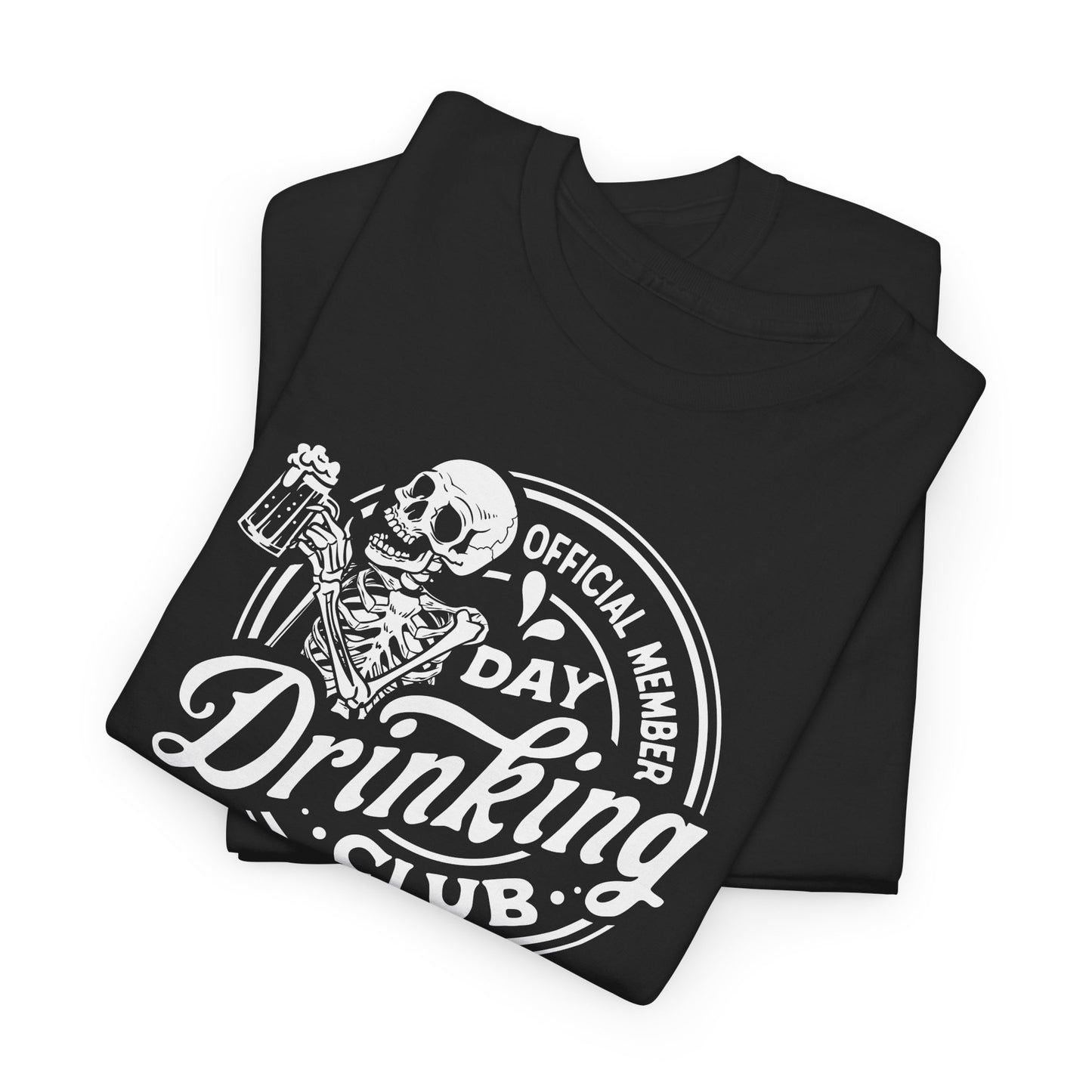 Day Drinking Skeleton T-Shirt - Snarky Graphic