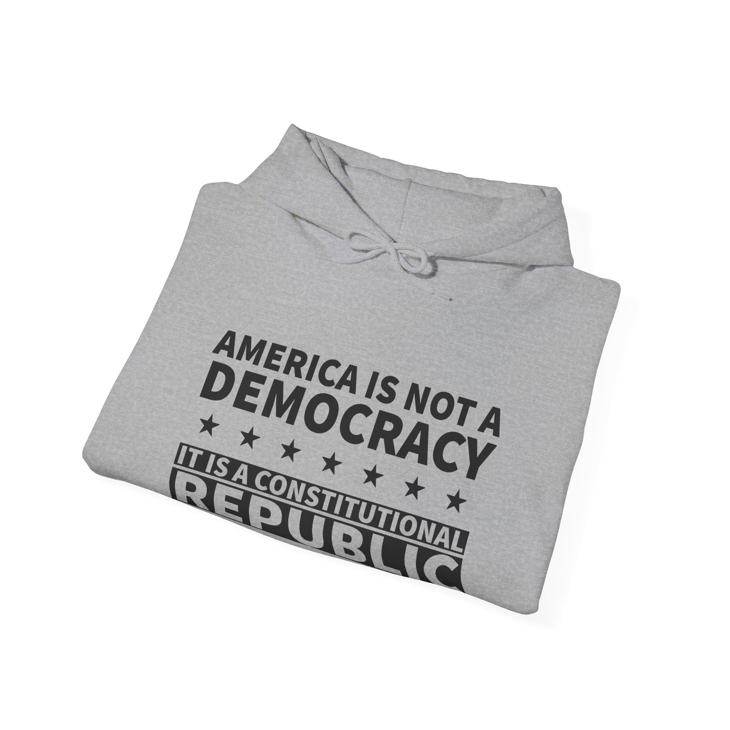America Constitutional Republic Statement Hoodie