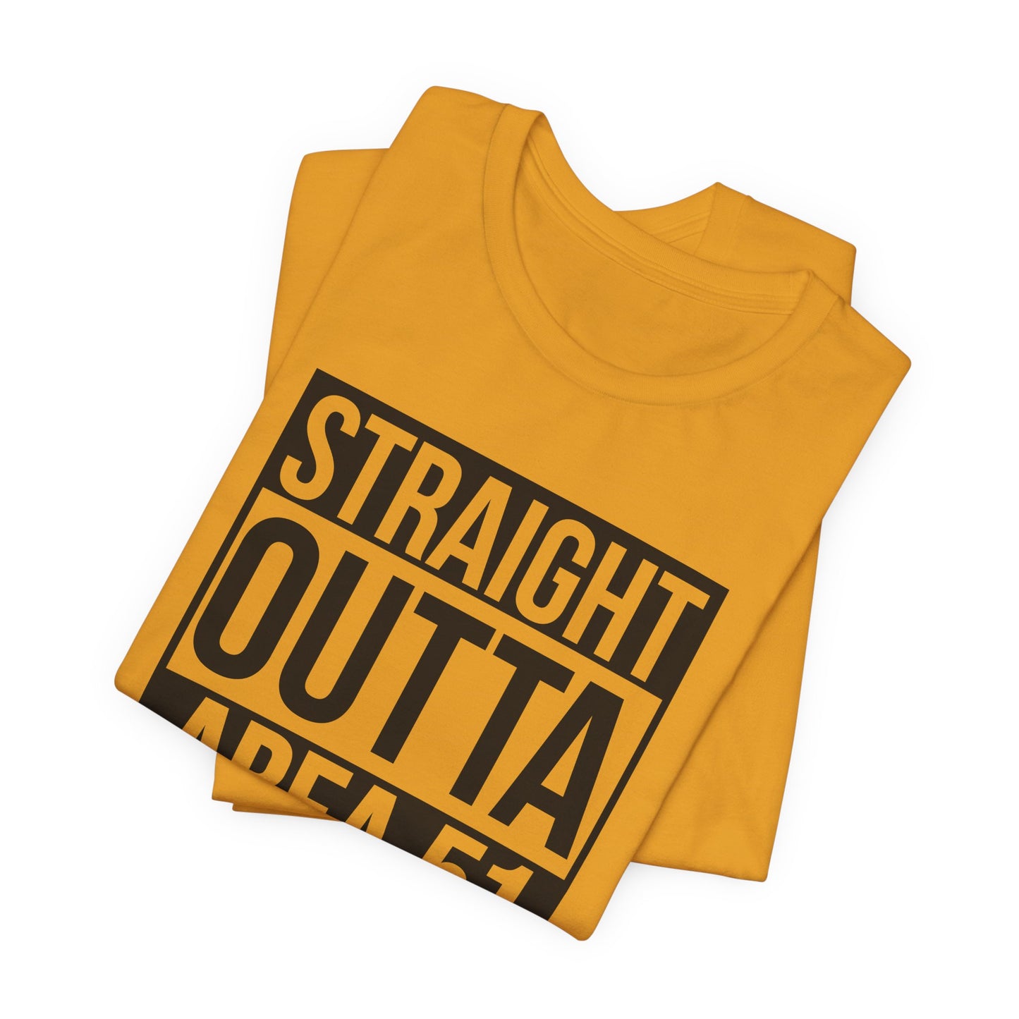 Straight Outta Area 51 T-Shirt - Alien Escape Design
