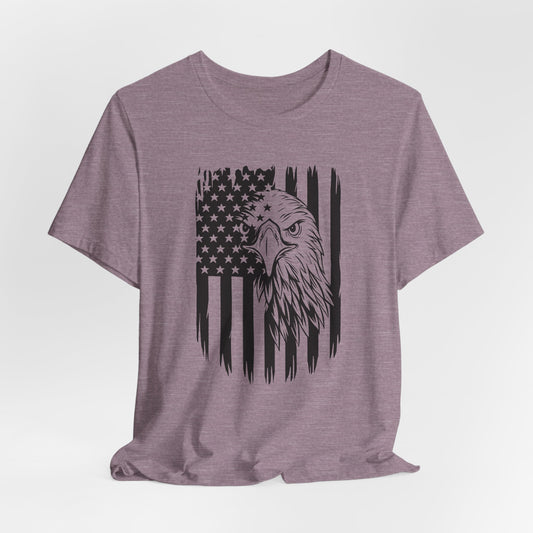 American Flag Eagle T-Shirt - Patriotic Graphic Tee