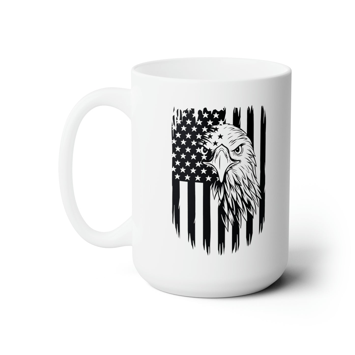 Patriotic Coffee Mug For Flag Mug For Eagle Cup For Conservative MAGA Gift Idea