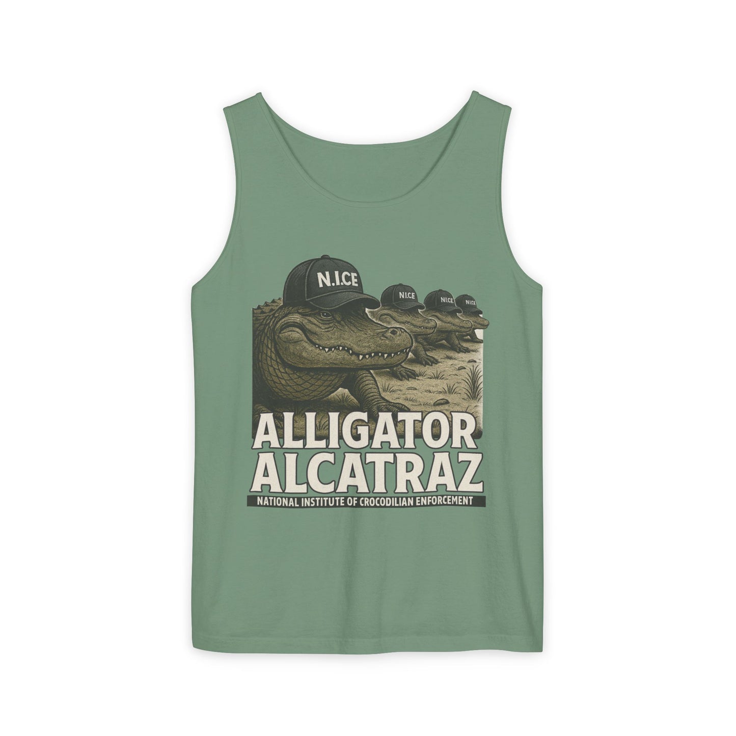 Alligator Alcatraz Political Tank Top