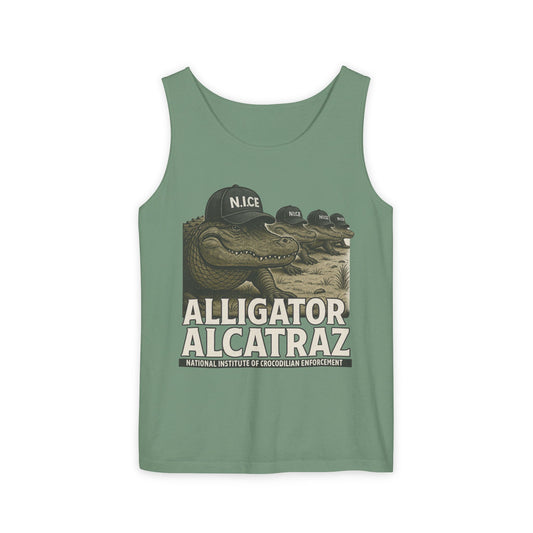 Alligator Alcatraz Political Tank Top