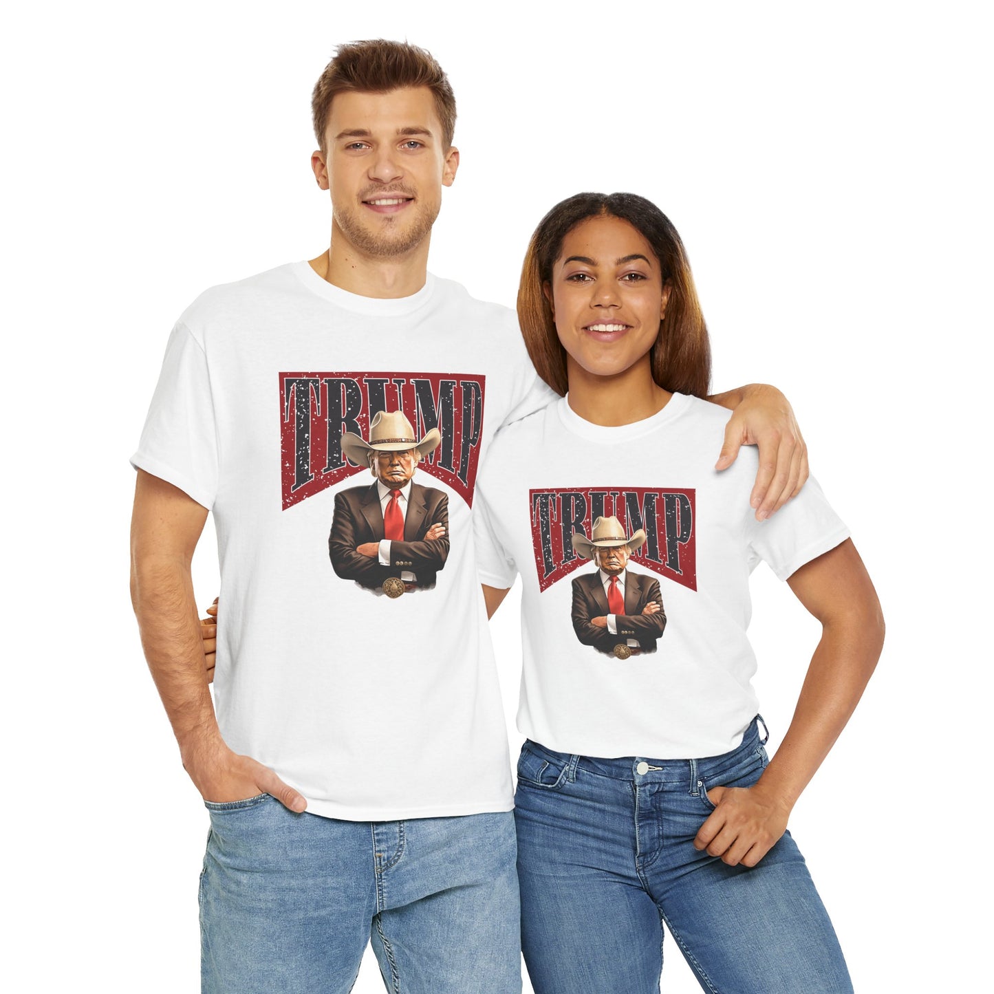Trump Cowboy T-Shirt - Western Patriot Graphic Tee