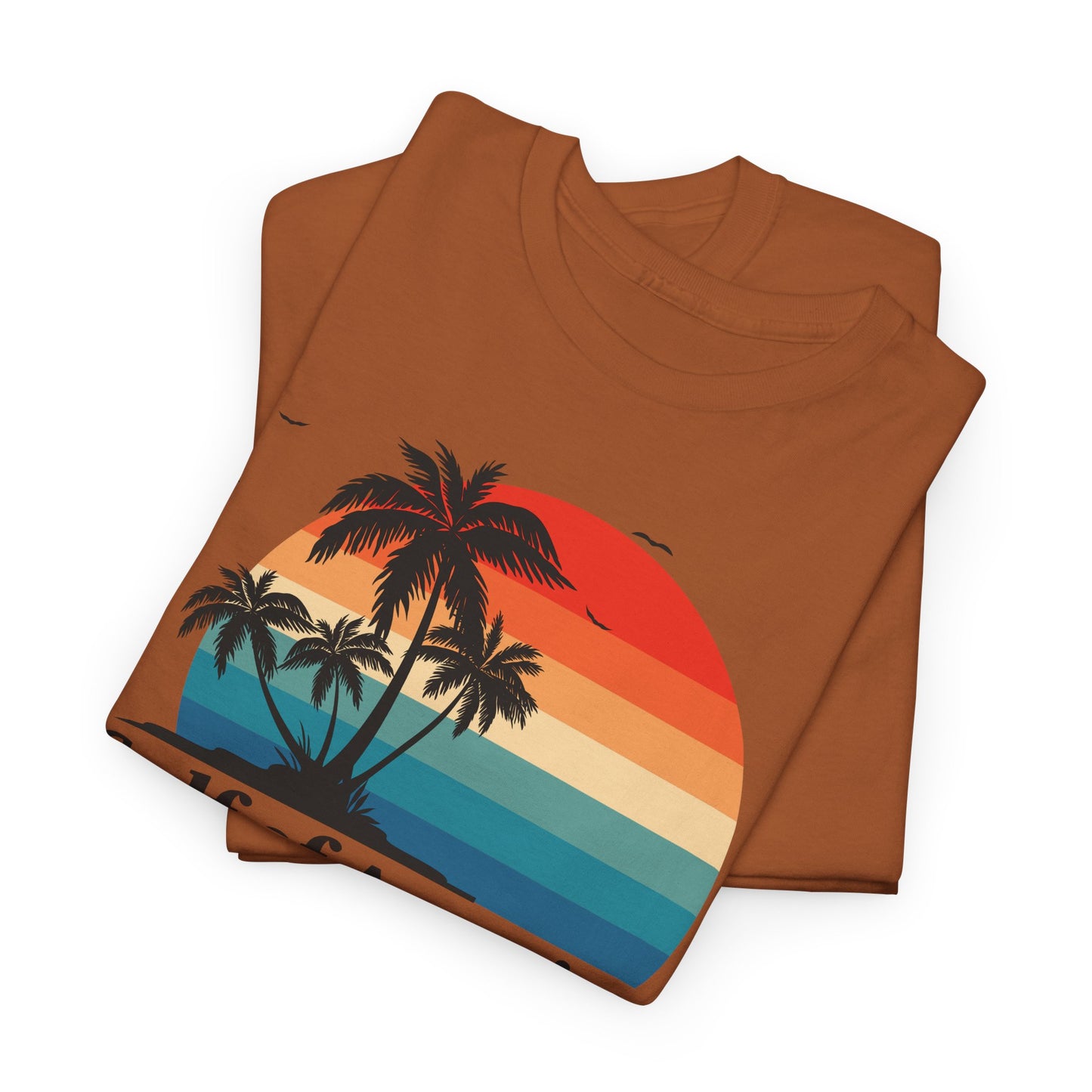 Gulf of America 2025 Sunset T-Shirt - Retro Beach Vibes