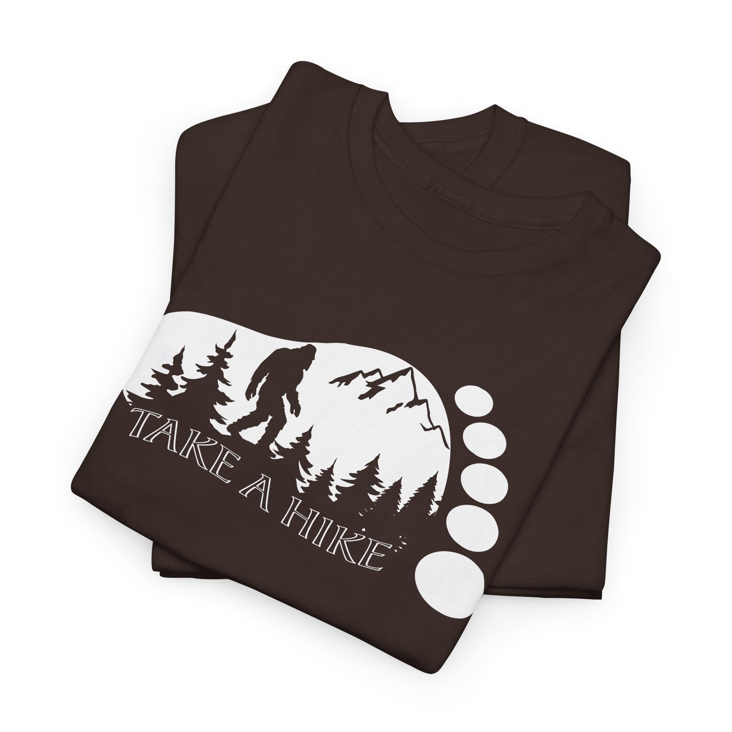 Bigfoot Hiking T-Shirt - Outdoor Adventure Graphic