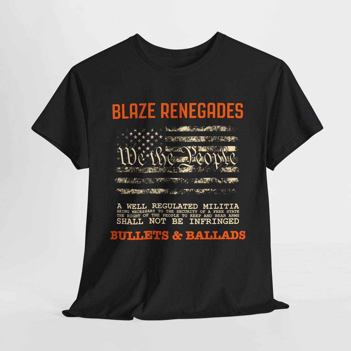Blaze Renegades Bullets & Ballads 2A T-Shirt - Shall Not Be Infringed Tour