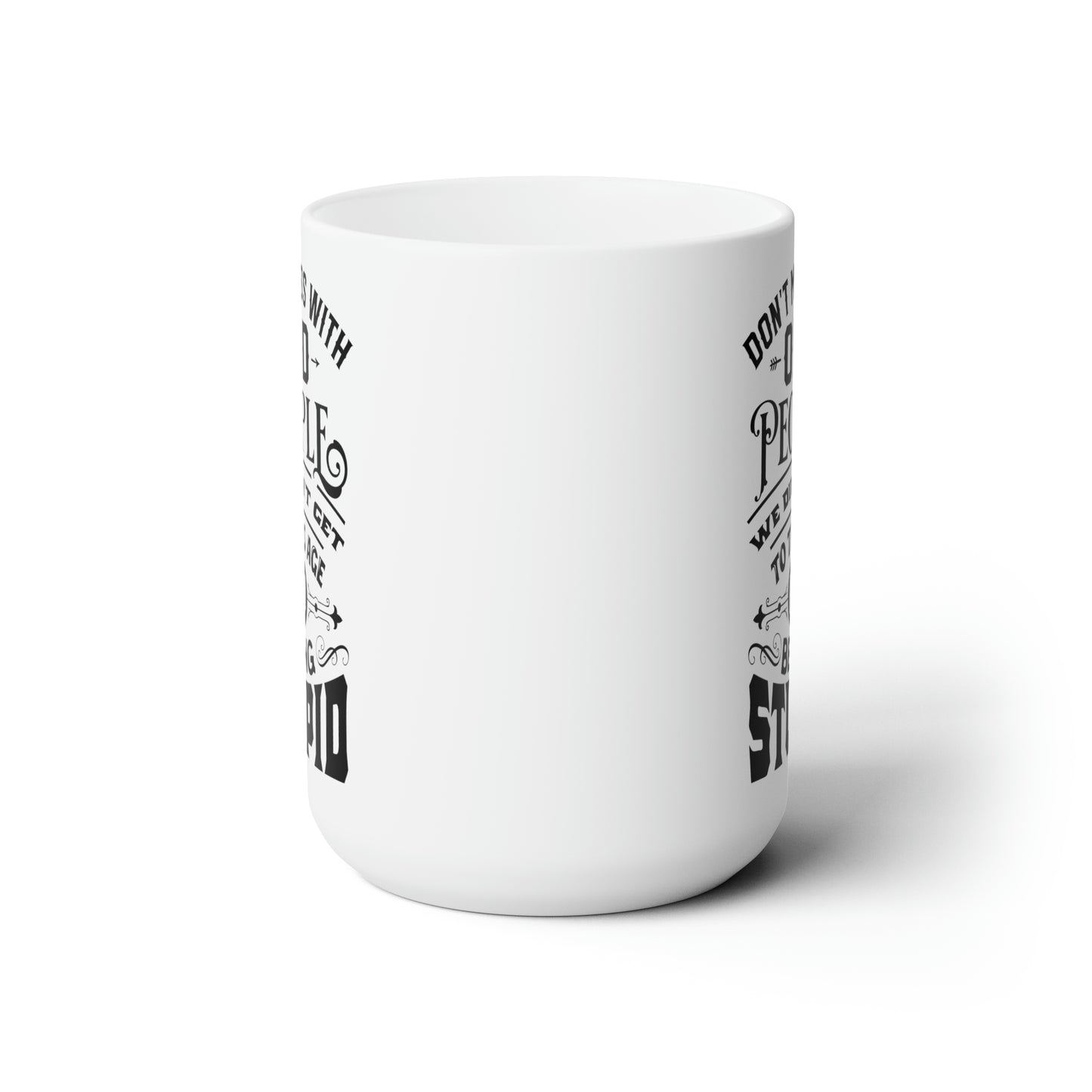 Old People Ceramic Mug For Aging Coffee Cup For Funny Sarcastic Birthday Gift