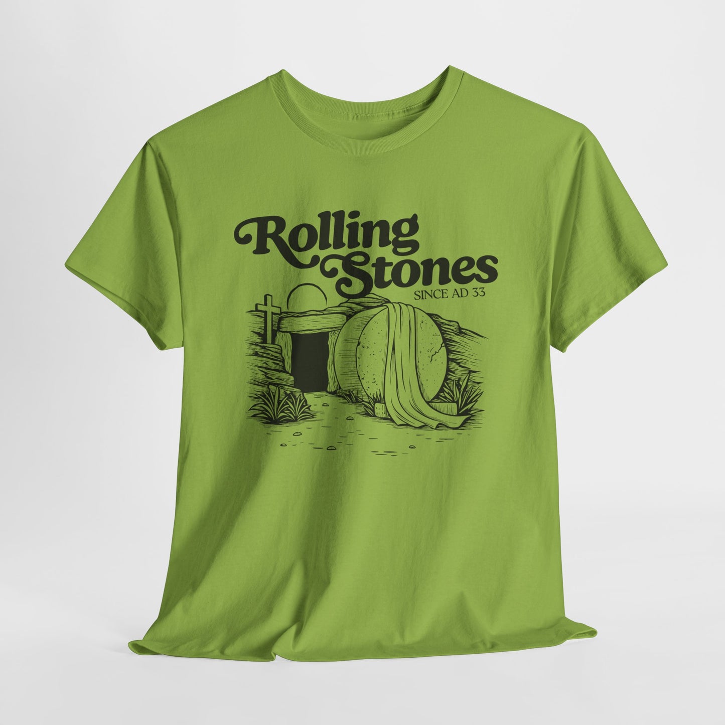 Rolling Stones Since AD 33 T-Shirt - Easter Faith Graphic Tee