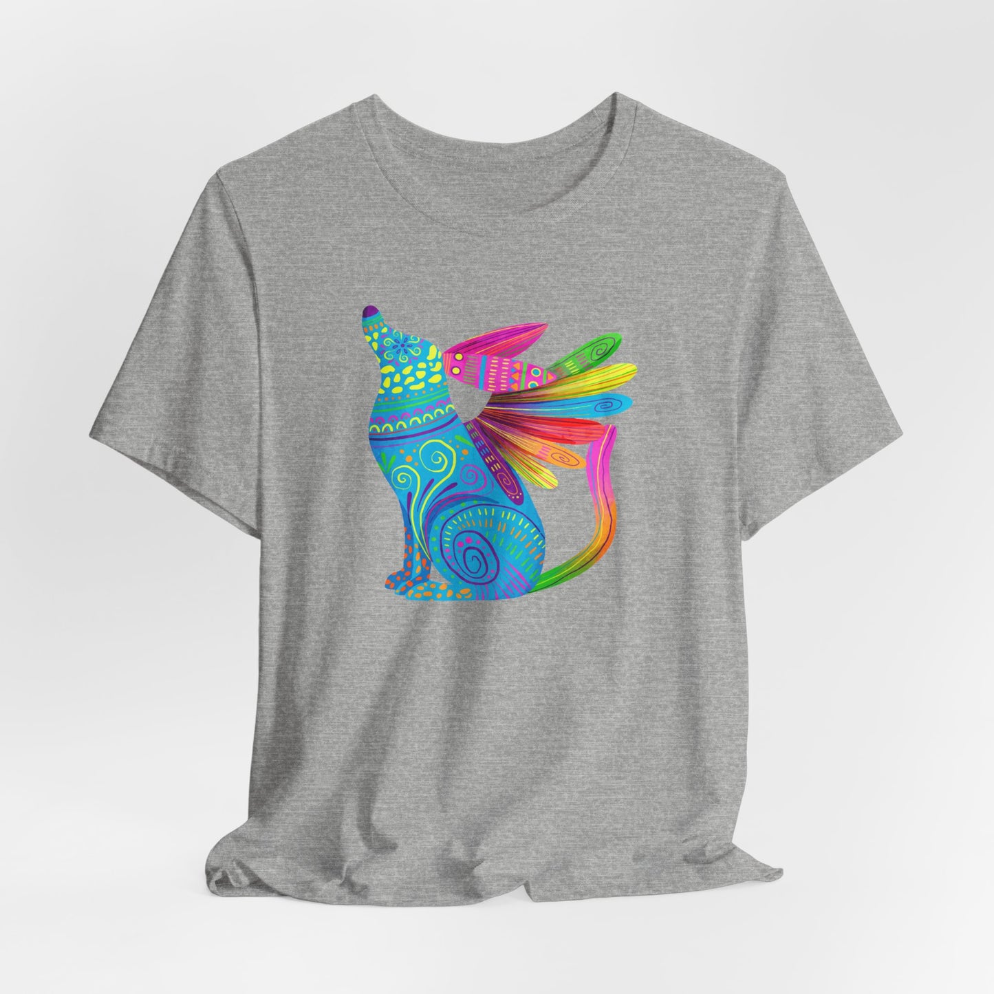 Winged Dog Mexican Folk Art Tee