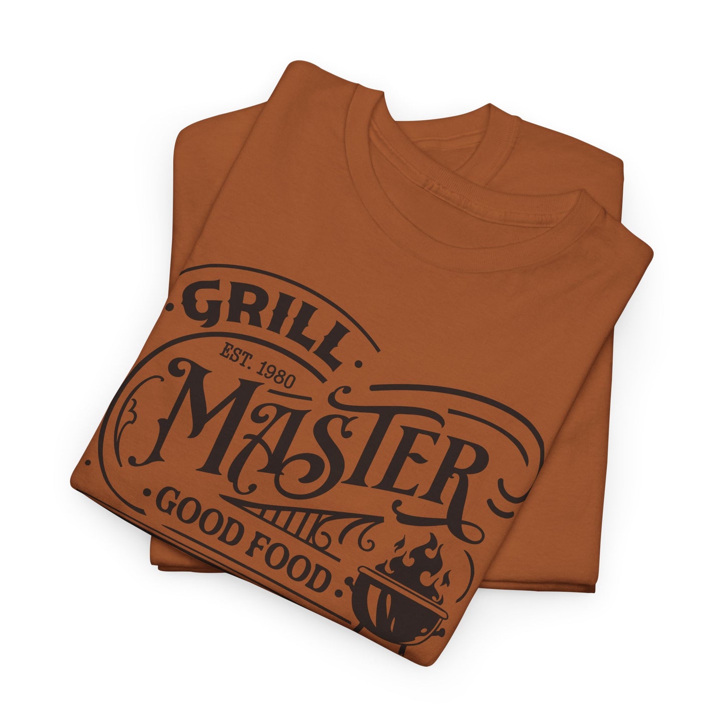 Grill Master BBQ T-Shirt - Food & Brews Graphic