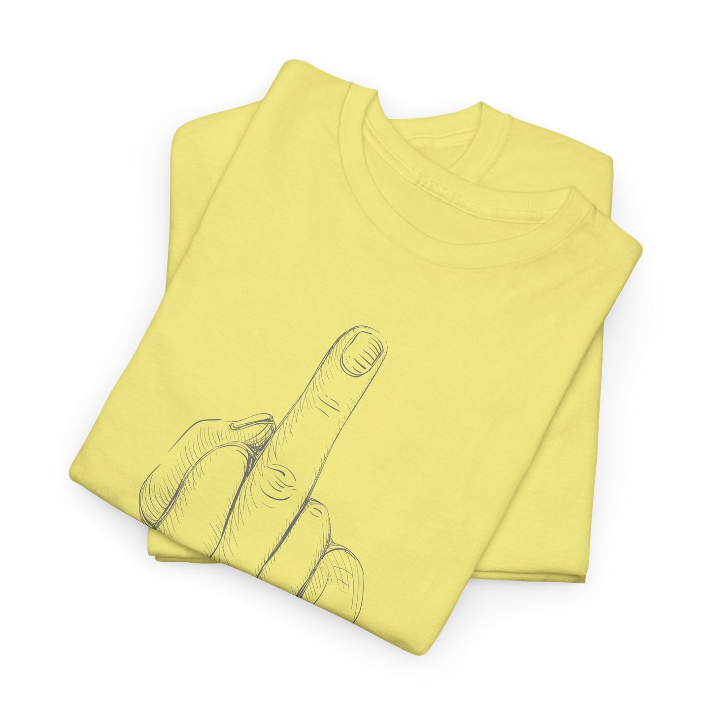 Middle Finger T-Shirt - Bold Gesture Tee
