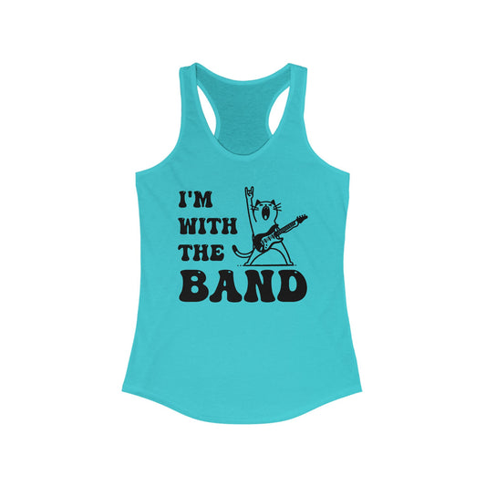 I’m With the Band Tank Top – Rockstar Cat Tank
