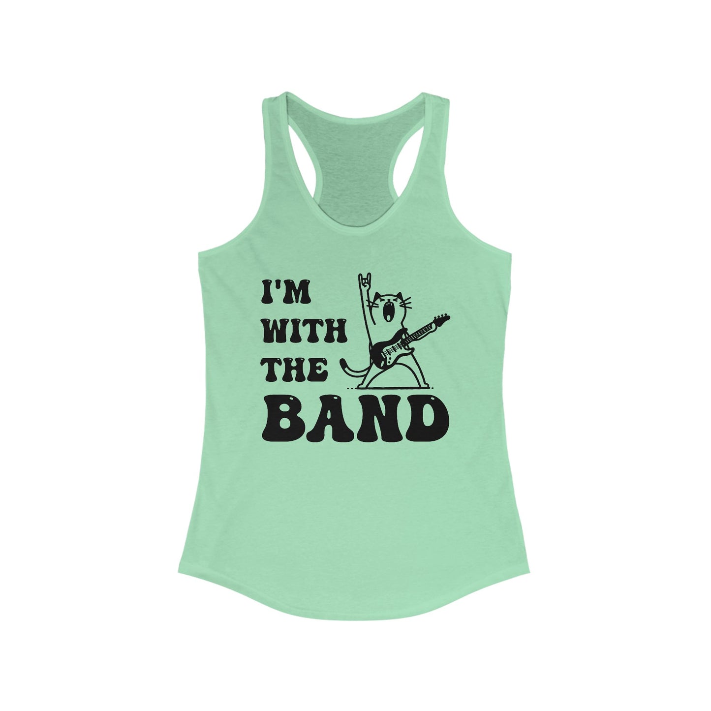 I’m With the Band Tank Top – Rockstar Cat Tank