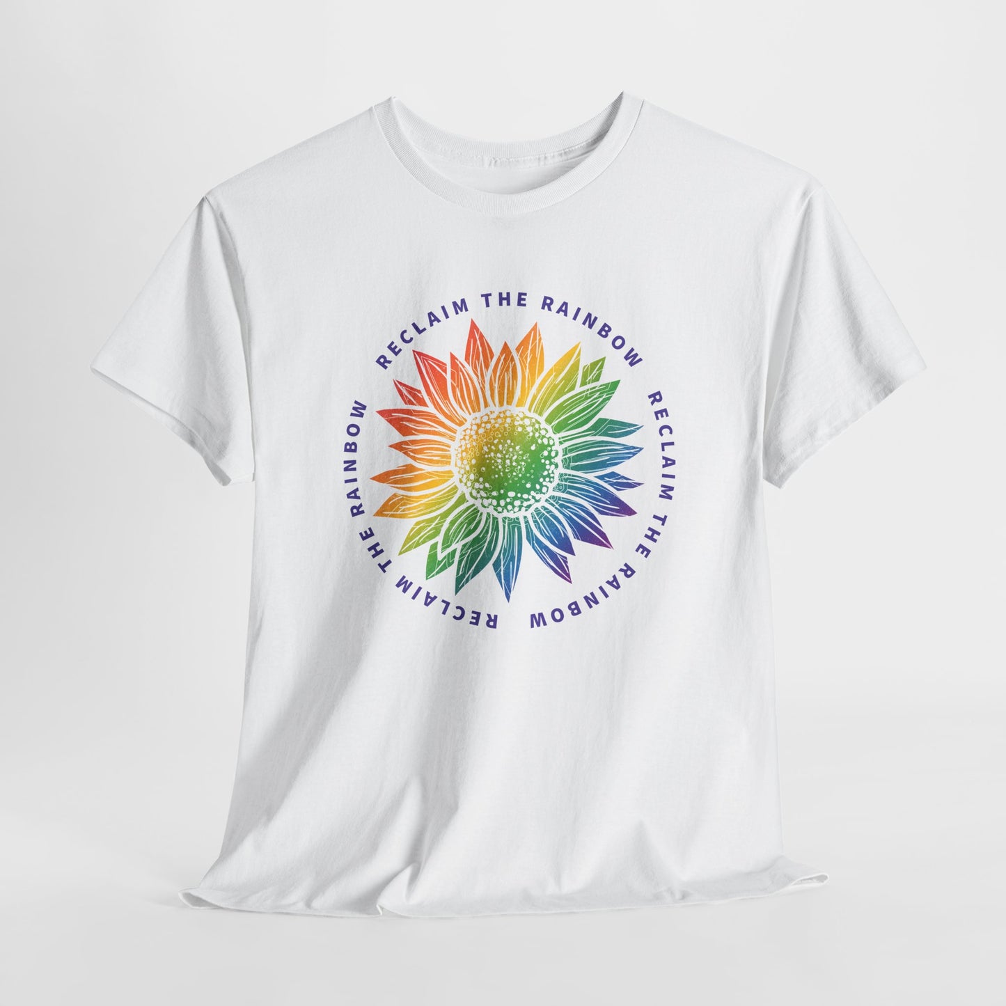 Reclaim The Rainbow Sunflower Graphic Tee
