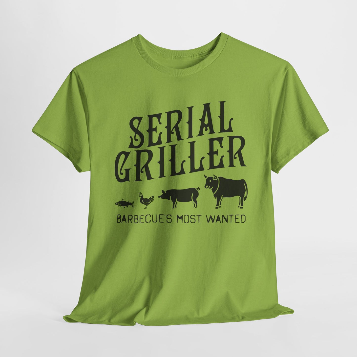 Serial Griller BBQ T-Shirt - Barbecue Graphic Tee