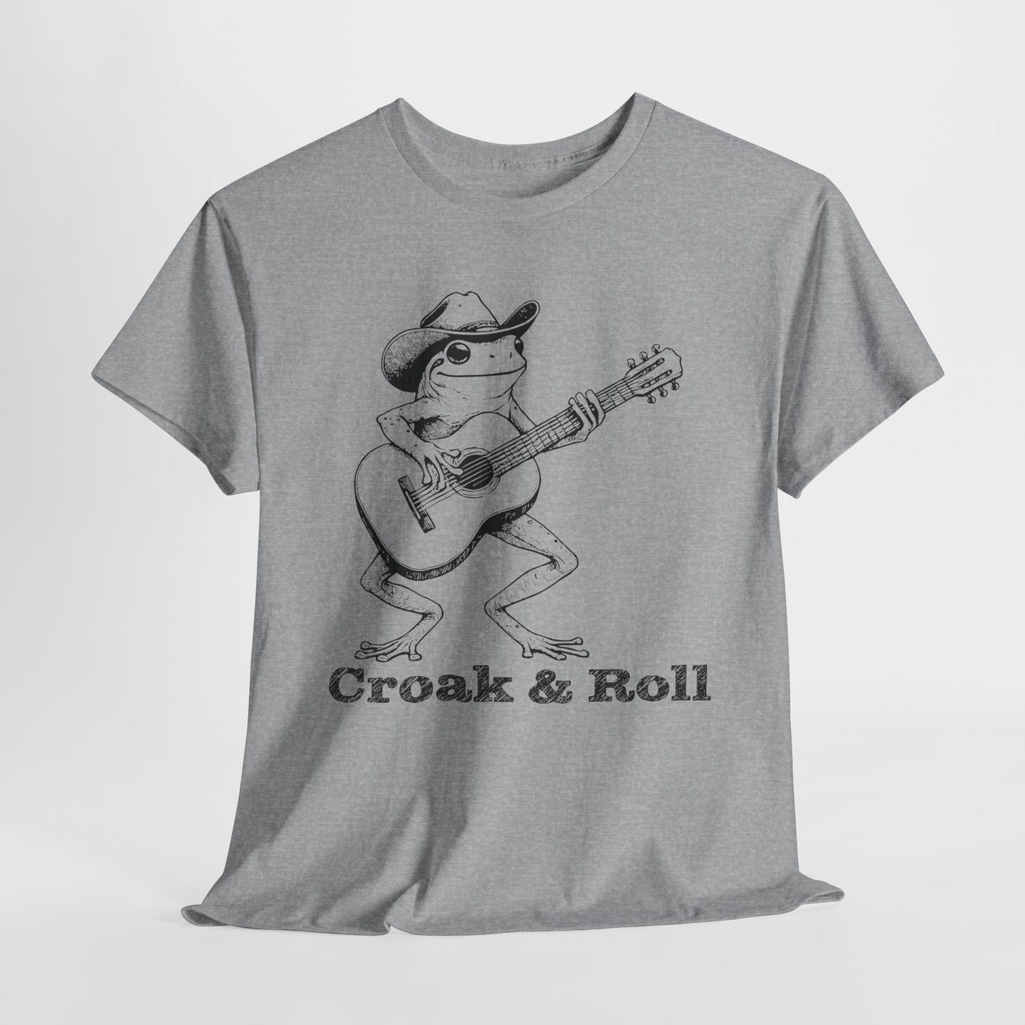 Croak & Roll Funny Frog T-Shirt