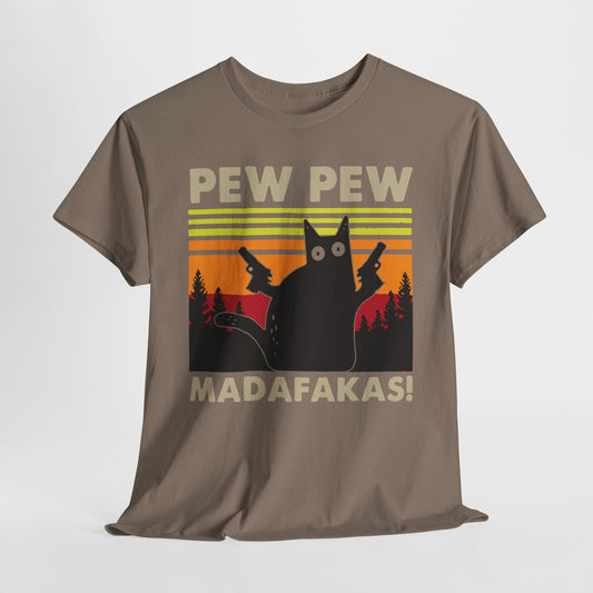 Pew Pew Madafakas Cat Tee