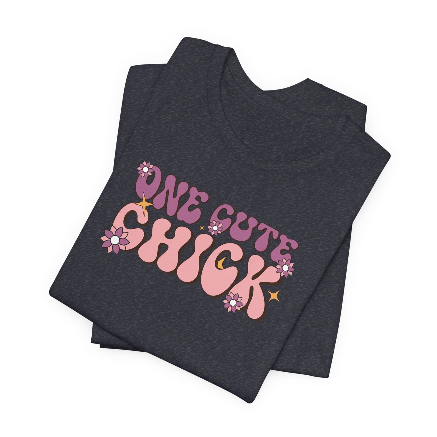 One Cute Chick T Shirt - Retro Graphic Tee