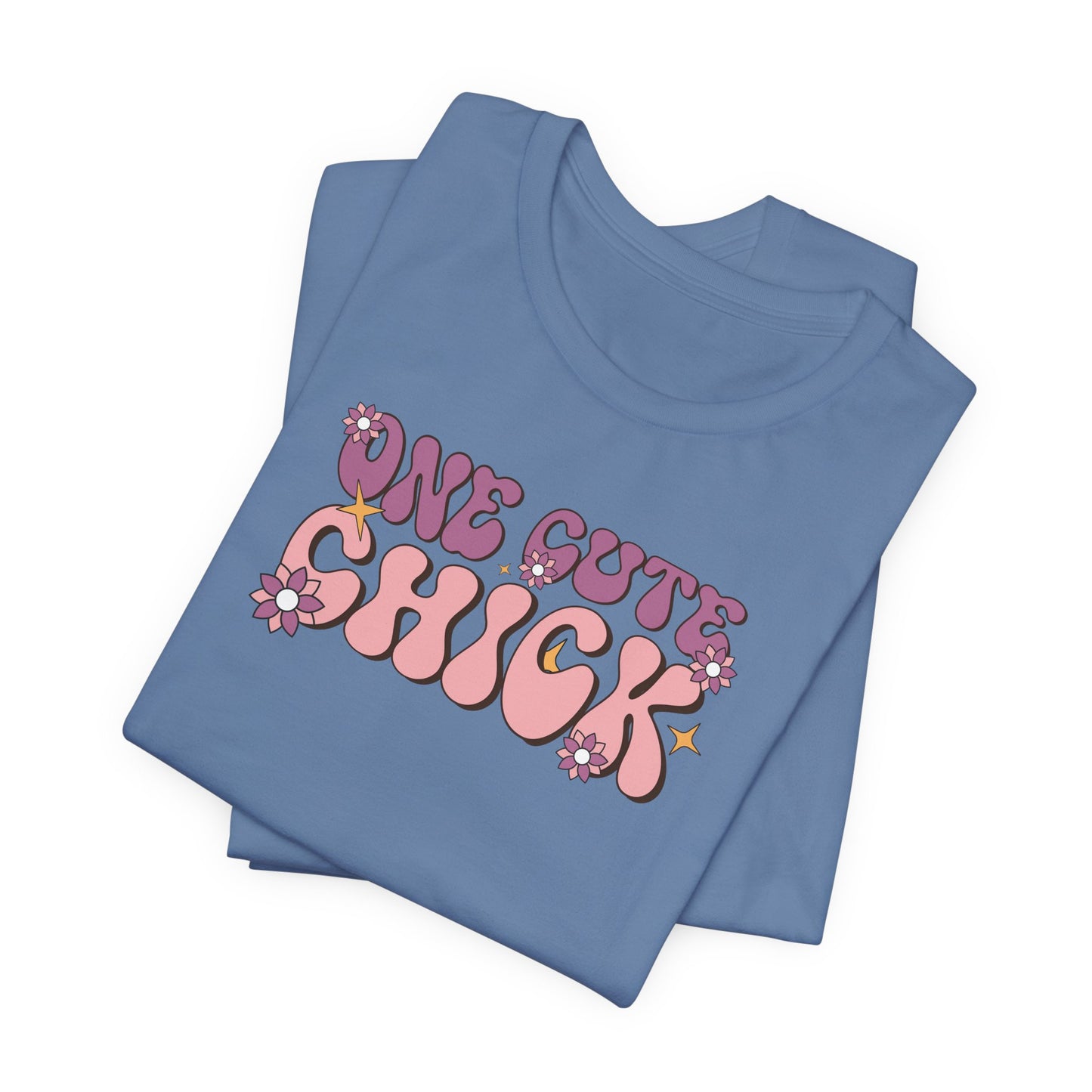 One Cute Chick T Shirt - Retro Graphic Tee