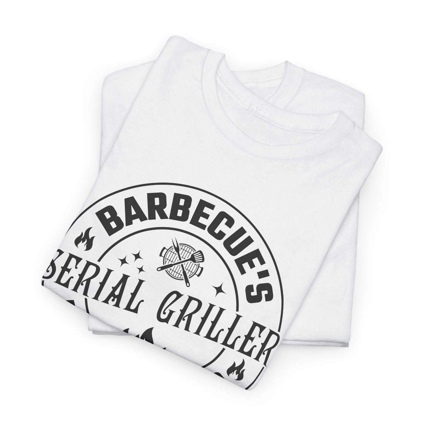 Serial Griller T-Shirt - BBQ Most Wanted Graphic