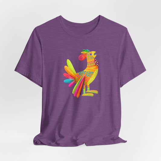 Rooster Mexican Folk Art Tee