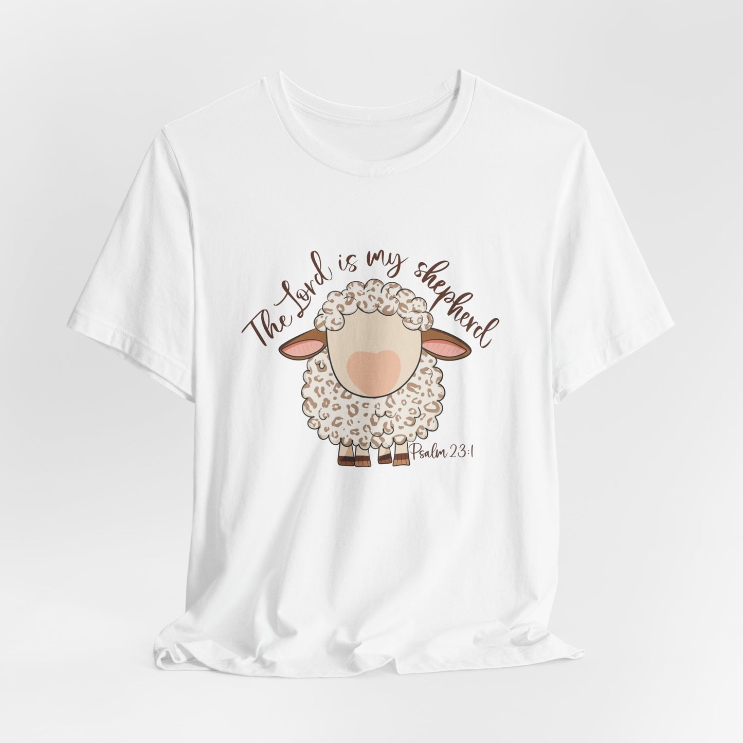 Cute Christian Sheep Tee - "The Lord is My Shepherd" T-Shirt