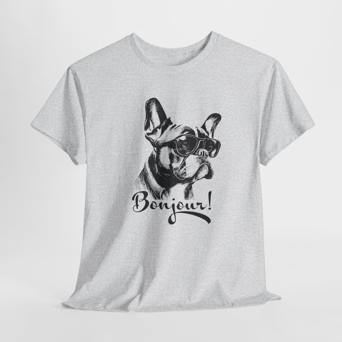Bonjour Frenchie T-Shirt - Bulldog Vibe Tee