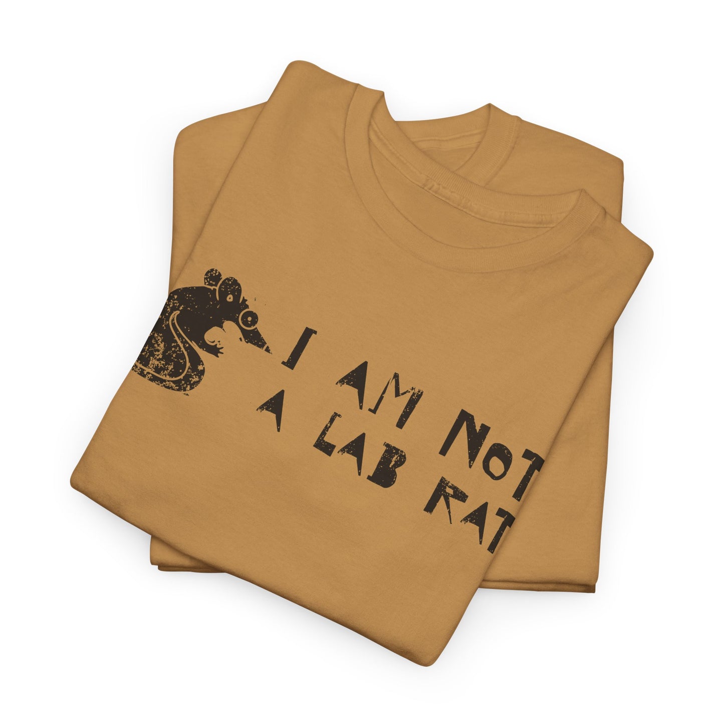 I Am Not a Lab Rat T-Shirt - Anti-Vaccine Stance Tee