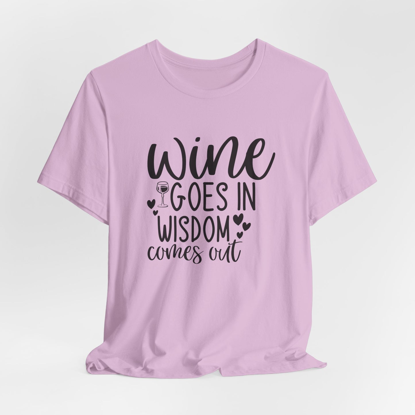 Wine to Wisdom T-Shirt - Humorous Graphic