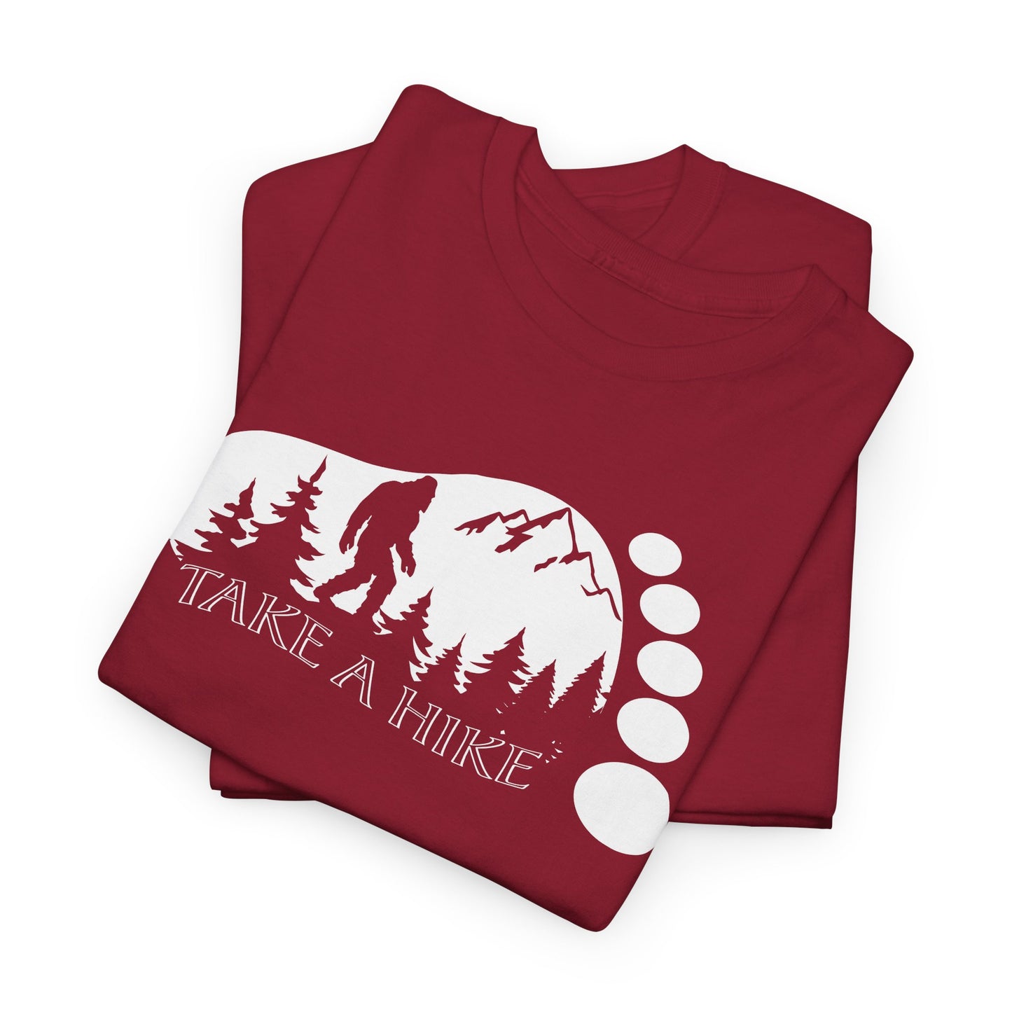Bigfoot Hiking T-Shirt - Outdoor Adventure Graphic