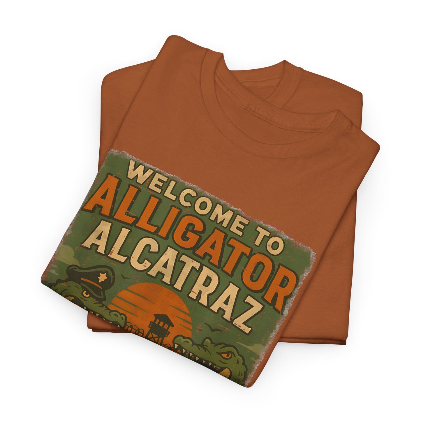 Alligator Alcatraz T-Shirt – Retro Vibe Tee