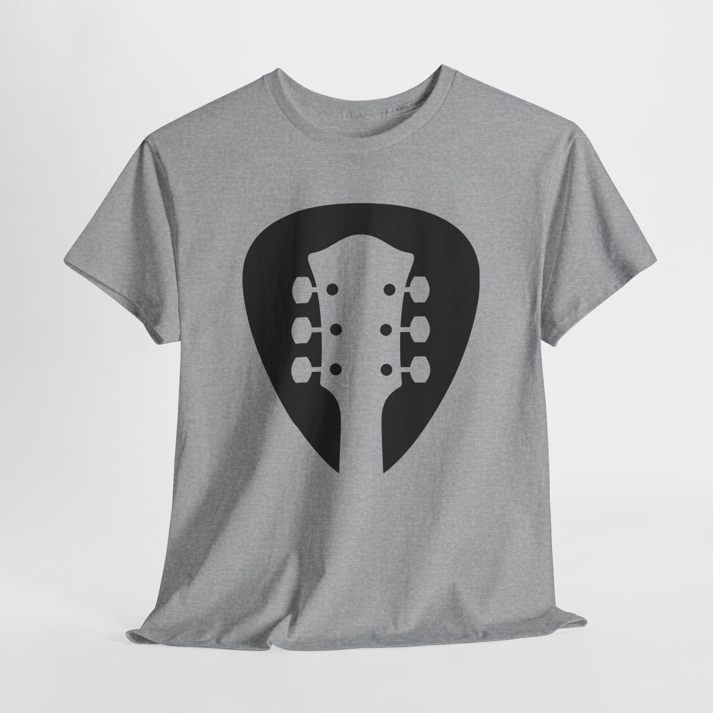 Guitar Pick Headstock T-Shirt - Music Design