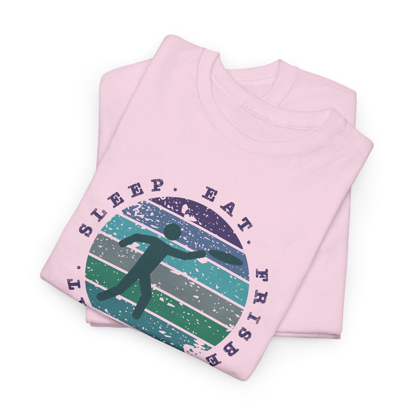 Eat Sleep Frisbee Repeat T-Shirt - Ultimate Frisbee Tee
