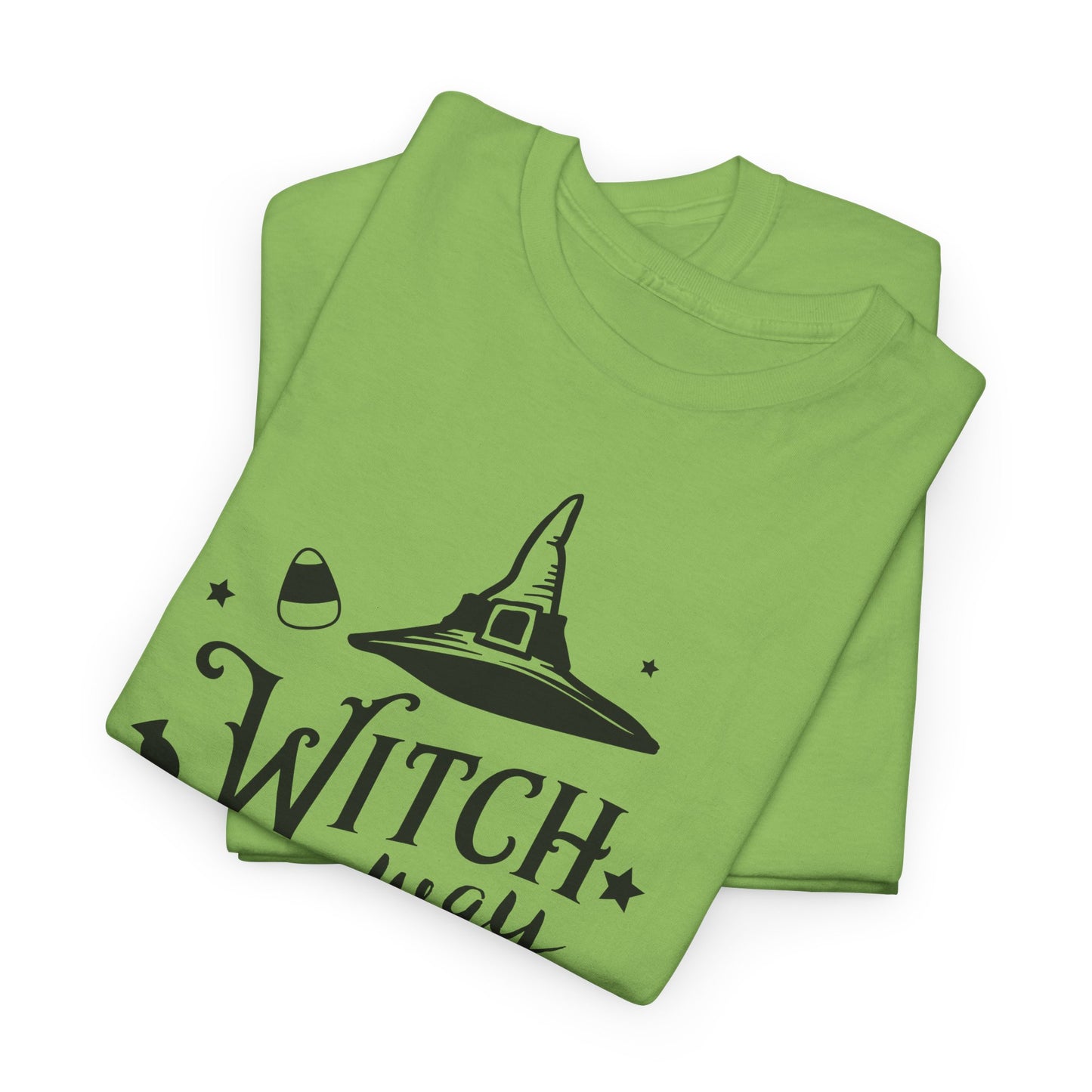 Witch Way to the Candy T-Shirt - Funny Halloween Tee