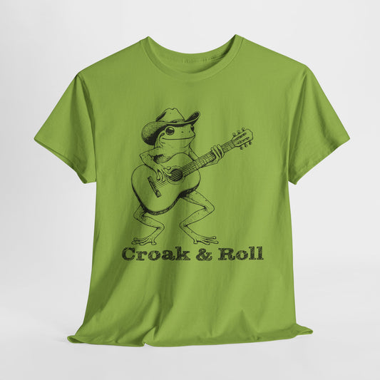 Croak & Roll Funny Frog T-Shirt